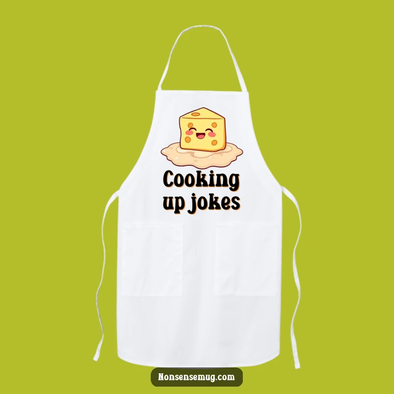 Funny Melting Cheese Apron: Cook with Laughter and Cheesy Style