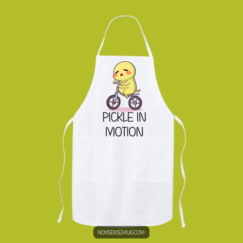 Funny Pickle Unicycle Apron: Cook with Courage and Hilarious Flair