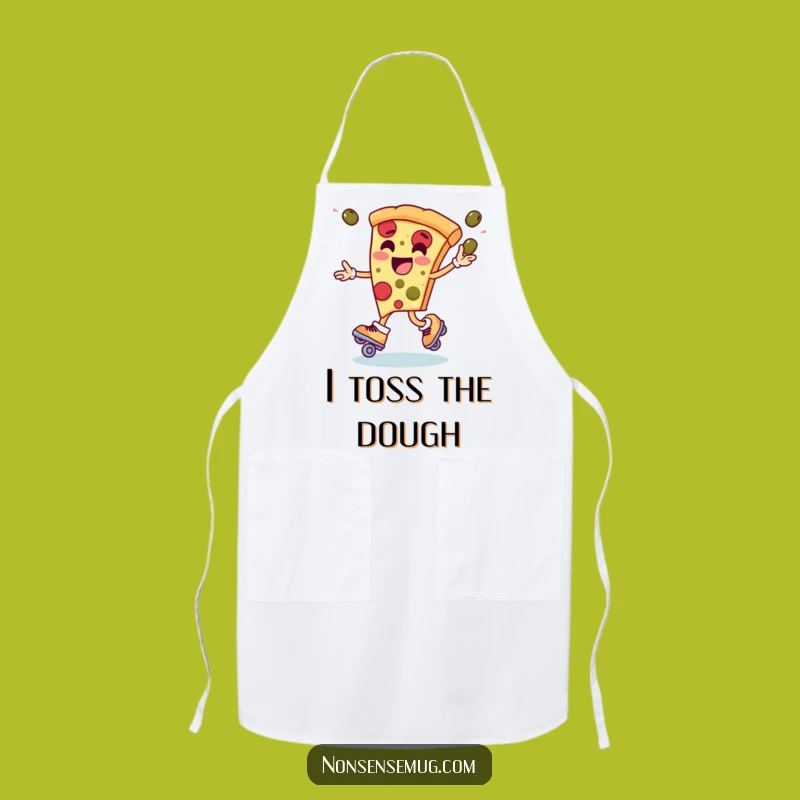 Funny Pizza Kitchen Skater Apron - Cook with Fun!