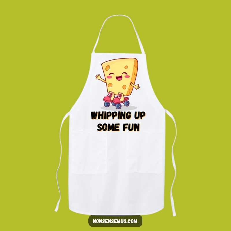 Funny Giggling Cheese Apron - Hilarious Kitchen Accessory for Foodies