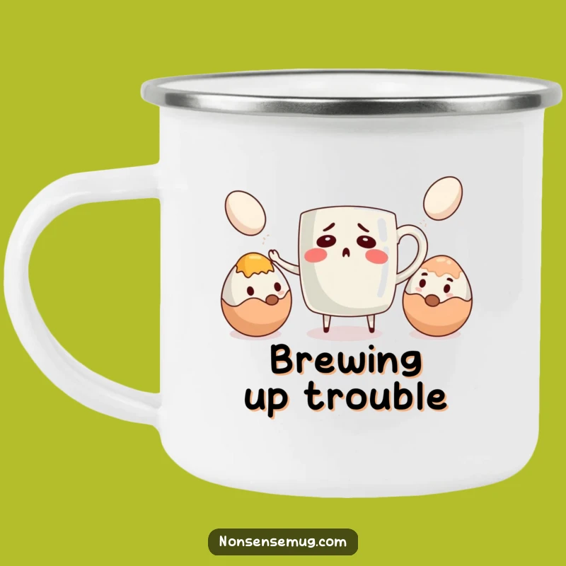 Funny Bewildered Mug Camping Mug - Durable and Hilarious Outdoor Gift