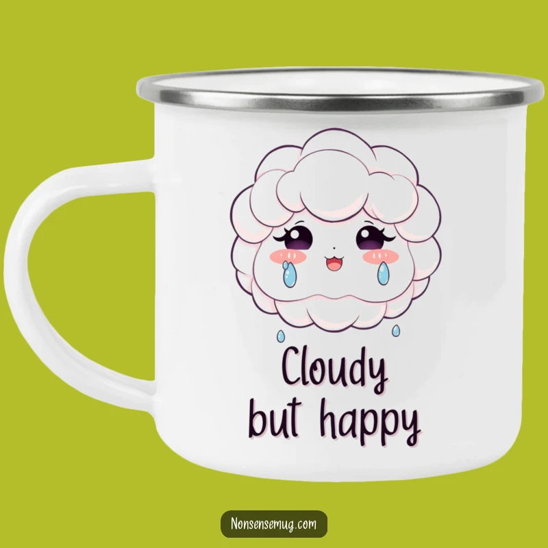 Durable Funny Cloud Camp Mug - Happy Trails Gift!