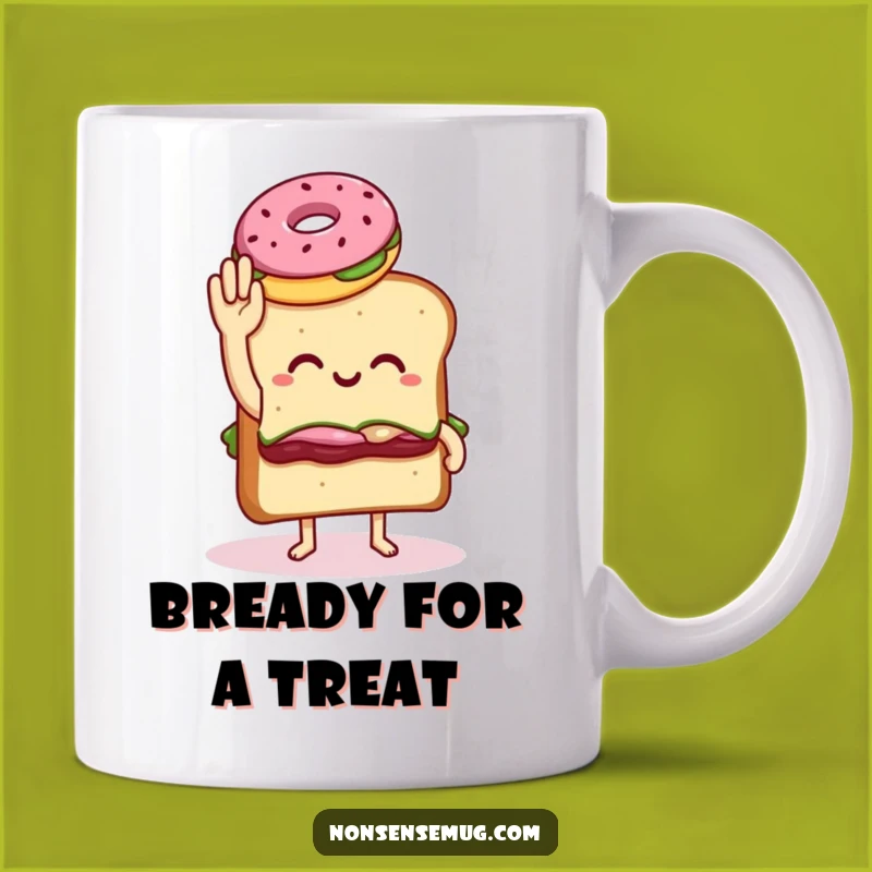 Funny Sandwich Donut Mug: Awkward Friends & Hilarious Gift