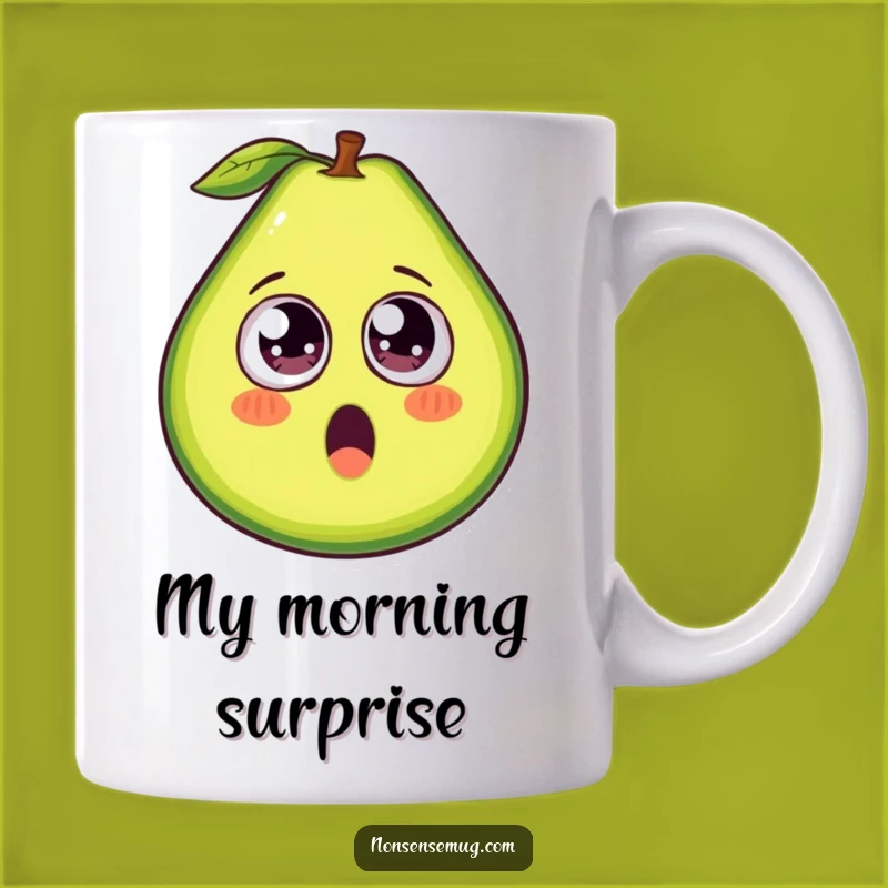 Funny Avocado Googly Eyes Mug - Hilarious Surprise Gift for Foodie Friends