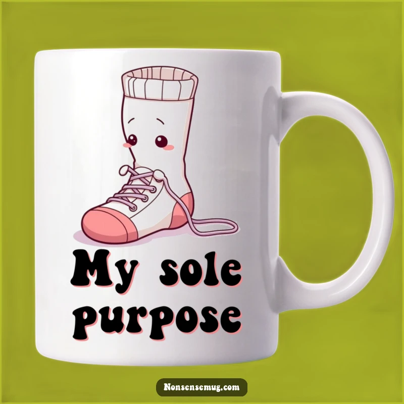 Funny Sock Tying Mug - Comical Apparel Gift for Laundry Day Humor
