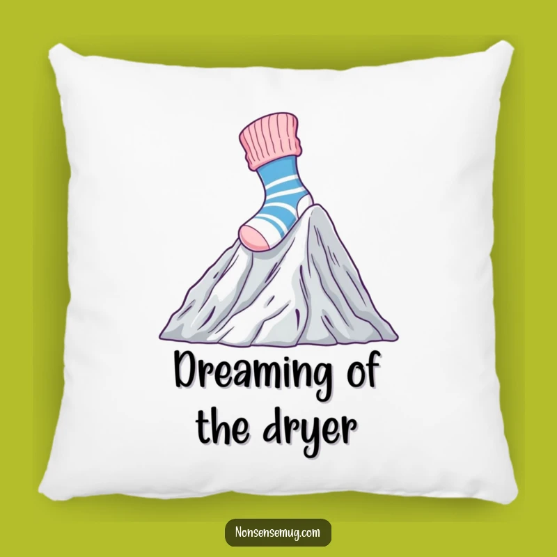 Funny Sock Climbing Laundry Pillow: Cozy Courage Gift