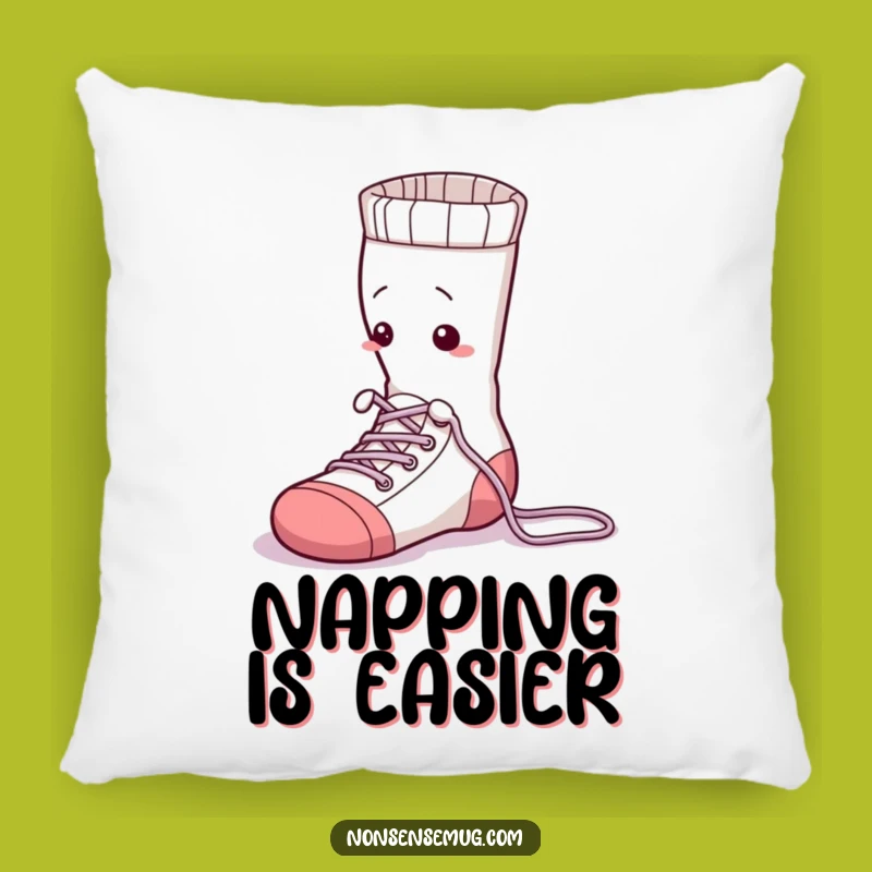 Funny Sock Tying Pillow - Cozy Comfort for a Humorous Touch
