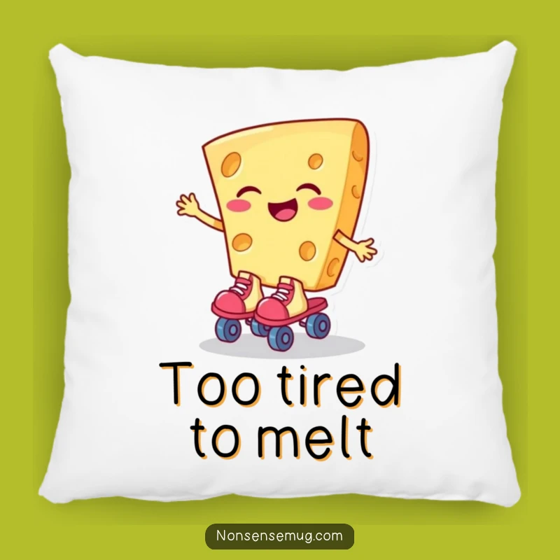 Funny Giggling Cheese Pillow - Comfy and Hilarious Homeware Gift