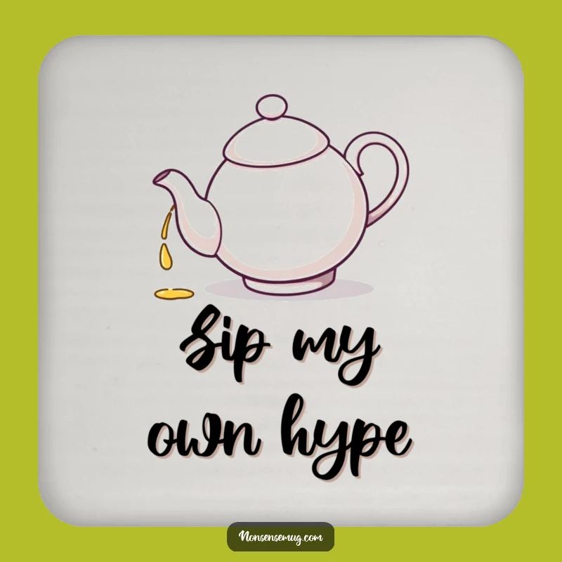 Funny Teapot Coaster - Protect Surfaces with Whimsical Charm