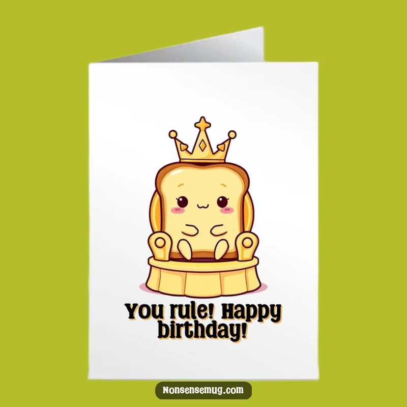 Free Printable Royal Toast Birthday Card - Funny Downloadable Gift