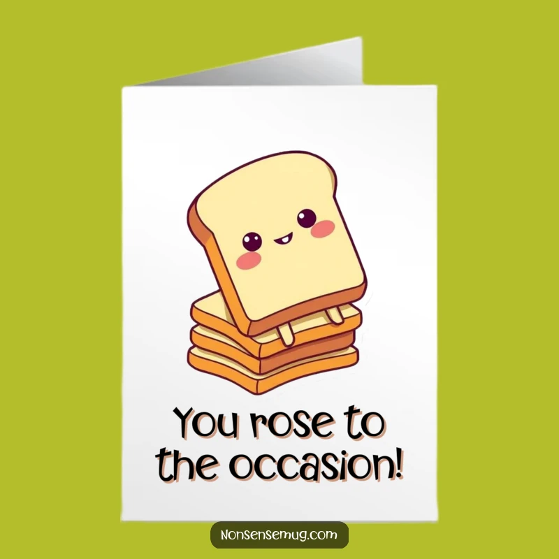 Free Printable Toast Card: Funny Congrats Gift for Life's Stumbles Downloadable