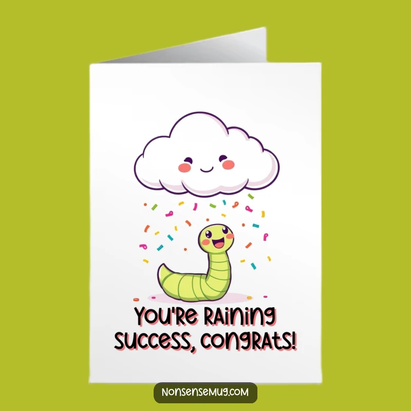 Free Printable Congrats Card: Confetti Cloud's Joyful Shower, Hilarious Downloadable Gift