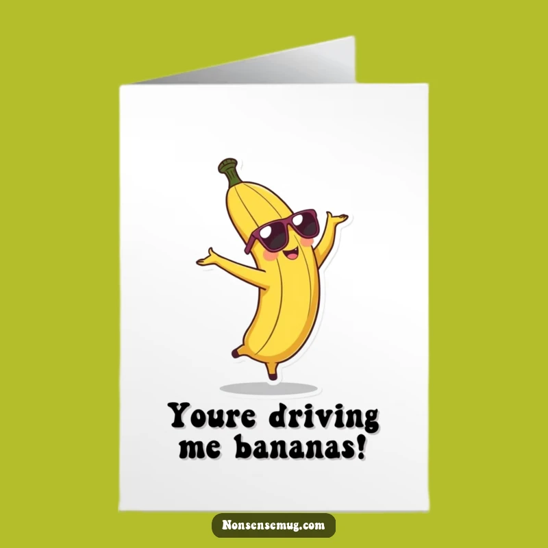 Free Printable Banana Congrats Card - Funny Fruit Theme Downloadable Gift