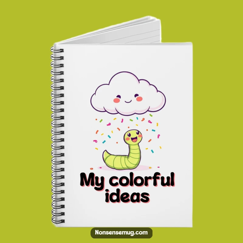 Funny Cloud Confetti Journal - Capture Your Joyful Thoughts
