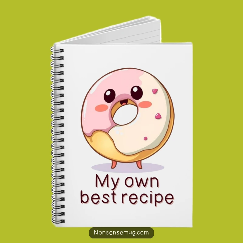 Funny Donut Stealing Bite Notebook - Hilarious Journal for Ideas and Doodles