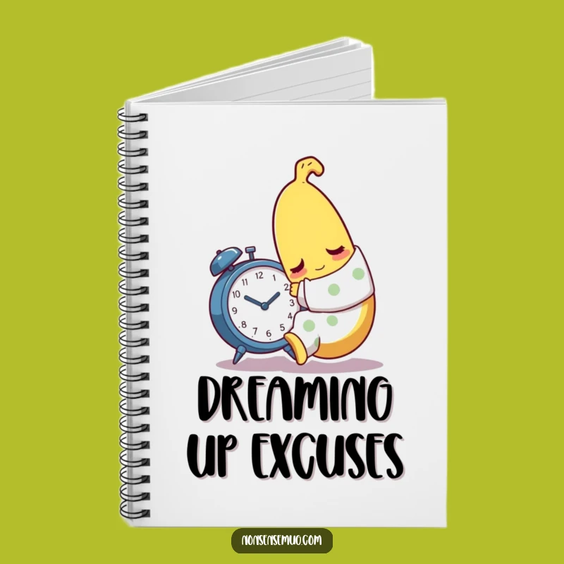 Funny Sleepy Banana Journal - Capture Your Dreams and Ideas